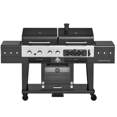 Комбинированный гриль Pit Boss Memphis Ultimate 2.0 Combo угольно-газовый с коптильной камерой 11064. - Robinzon.ua