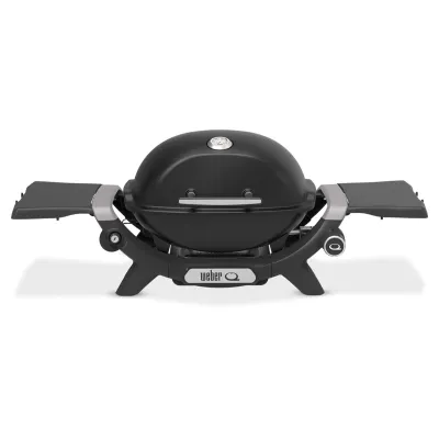 Газовый гриль Weber Q1200N Black с боковыми столиками 1501070. - Robinzon.ua