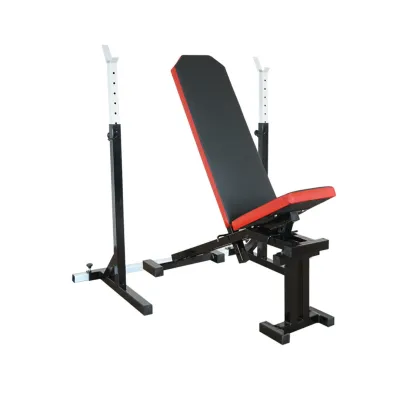 Скамья с отрицательным углом 40 на 40 мм + Стойки под штангу 50 на 50 мм - Robinzon.ua