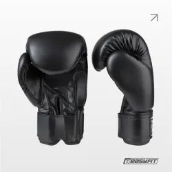 Боксерские перчатки Everlast 16 унций (16 oz) черные - Robinzon.ua