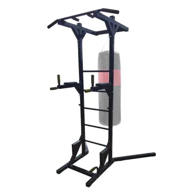 Турник + брусья + крепление под грушу напольная стойка 50х50 мм KZ-838 разборная - Robinzon.ua