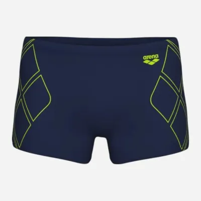 Плавки-шорти для чоловіків  Arena GRAPHIC SWIM SHORT темно-синій Чол 95 009083-706 95 - Robinzon.ua