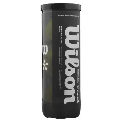М'ячі для падел тенісу Wilson PREMIER PADEL 3 BALL CAN YEL WR8908401001 - Robinzon.ua
