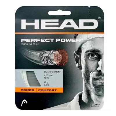Струна для сквошу Head Perfect power wh 1.25 10 m 281085 wh - Robinzon.ua