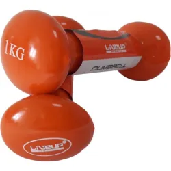Гантелі вінілові пара LiveUP Vinyl Dumbbell Egg Head помаранчевий 2х1кг LS2001-1 ( 2шт) Гантелі вінілові пара LiveUP Vinyl Dumbbell Egg Head помаранчевий 2х1кг LS2001-1 ( 2шт) - Robinzon.ua