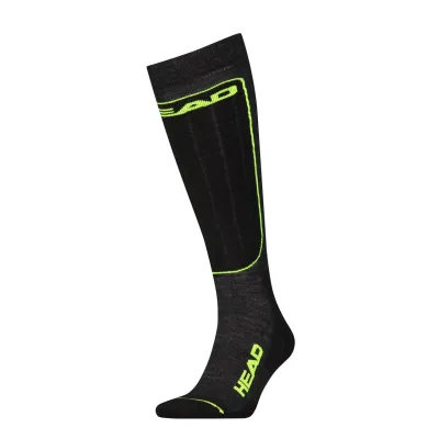 Шкарпетки Head Unisex Ski Performance Kneehigh 1-pack 39-42 black/green 791006001-817 - Robinzon.ua