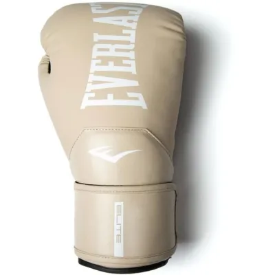 Боксерські рукавиці Everlast ELITE 2 BOXING GLOVES бежевий, чорний Уні 10 унцій P00003315 - Robinzon.ua