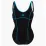 Купальник роздельный для женщин Arena TANIA CLIP BACK SWIMSUIT ONE P черный, голубой Жен 44 005974-580 44 - Robinzon.ua