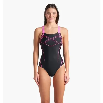 Купальник роздільний для жінок Arena GRAPHIC SWIMSUIT SWIM PRO BACK чорний, рожевий Жін 44 009024-590 44 - Robinzon.ua
