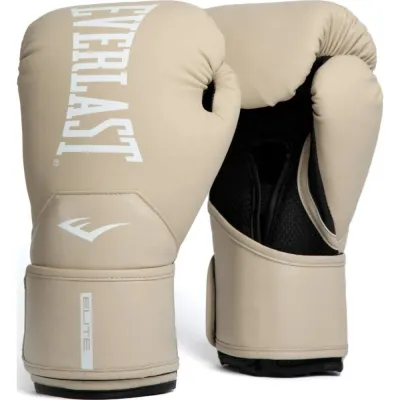 Боксерські рукавиці  Everlast ELITE 2 BOXING GLOVES бежевий Уні 14 унцій P00003316 14 - Robinzon.ua