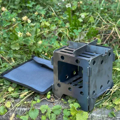 Піч-трісочниця Mzavod 13.5х13.5х15см 2мм мала з чохлом - Robinzon.ua