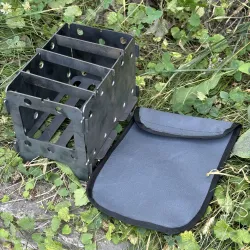 Піч-трісочниця Mzavod 21.3х15х15см 2мм велика з чохлом - Robinzon.ua