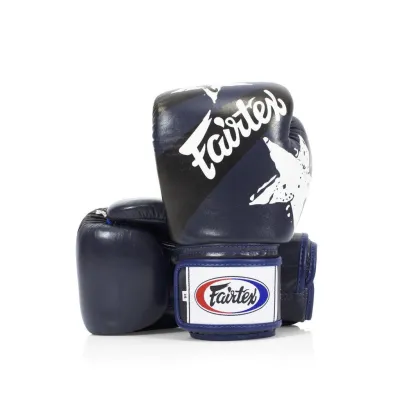 Боксерські рукавиці Fairtex BGV1 Nation Print Blue 14 унцій - Robinzon.ua