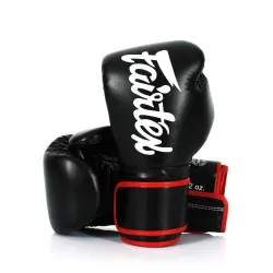 Боксерские перчатки Fairtex BGV14 Black 14 унций Боксерские перчатки Fairtex BGV14 Black 14 унций - Robinzon.ua