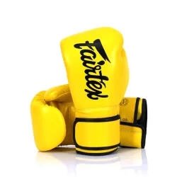 Боксерські рукавиці Fairtex BGV14 Yellow 12 унцій Боксерські рукавиці Fairtex BGV14 Yellow 12 унцій - Robinzon.ua