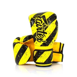 Боксерські рукавиці Fairtex BGV14Y Yellow/Black 12 унцій Боксерські рукавиці Fairtex BGV14Y Yellow/Black 12 унцій - Robinzon.ua