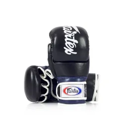 Рукавиці греплінгові для ММА Fairtex FGV18 Black/Blue L Рукавиці греплінгові для ММА Fairtex FGV18 Black/Blue L - Robinzon.ua