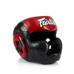Боксерський шолом Fairtex HG13 Black/Red M - Robinzon.ua