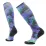 Носки женские Smartwool Women's Ski Targeted Cushion Electric Lotus Print OTC, Black, M (SW SW002512.001-M) - Robinzon.ua