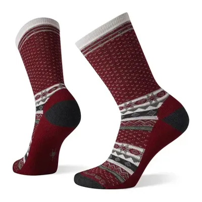 Шкарпетки жіночі Smartwool Women's Everyday Cozy Cabin Crew, Tibetan Red, р.S (SW 10048.A25-S) - Robinzon.ua