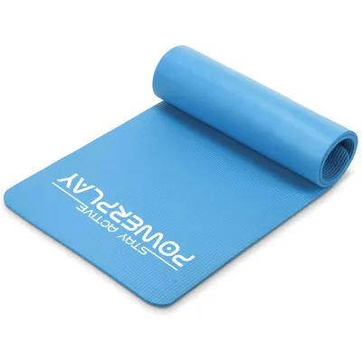 Коврик для йоги и фитнеса PowerPlay 4152 NBR Performance Mat Синий (183x61x1) - Robinzon.ua
