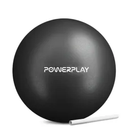 М'яч для пілатесу, йоги та реабілітації PowerPlay PP_4415 Body Shape Ball 22 см Чорний - Robinzon.ua