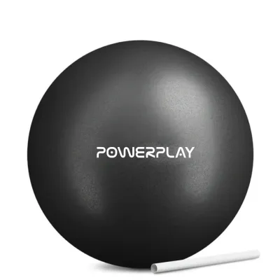 М'яч для пілатесу, йоги та реабілітації PowerPlay PP_4415 Body Shape Ball 22 см Чорний - Robinzon.ua