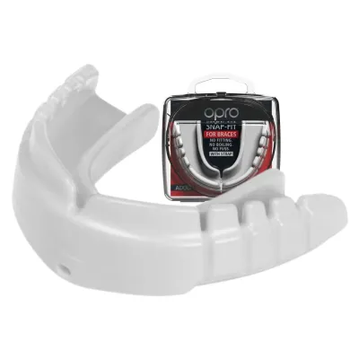 Капа боксерская OPRO Snap-Fit Braces под брекеты White (art.002318004) - Robinzon.ua