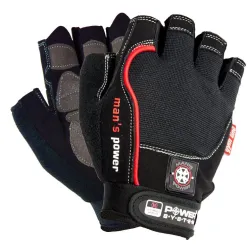 Рукавички для фітнесу та важкої атлетики Power System PS-2580 Man’s Power Black S - Robinzon.ua