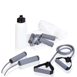 Набор для тренировок LiveUP TRAINING SET серый 6 предметов LS3513 Набор для тренировок LiveUP TRAINING SET серый 6 предметов LS3513 - Robinzon.ua