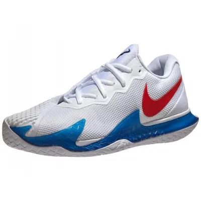 Кроссовки мужские Nike Zoom VAPOR CAGE 4 RAFA white/red/blue (41) 8 DD1579-113 41 - Robinzon.ua