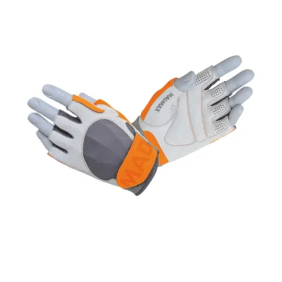 Перчатки для фитнеса и тяжелой атлетики MadMax MFG-850 Crazy Grey/Orange L - Robinzon.ua