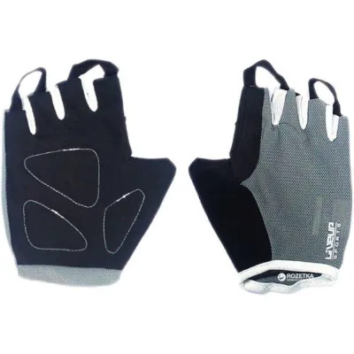 Рукавички для фітнесу та важкої атлетики LiveUP TRAINING GLOVES чорний, сірий S/M LS3066-SM - Robinzon.ua