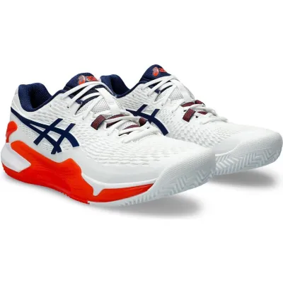 Чоловічі тенісні кросівки Asics Gel-resolution 9 clay Білий 44.5 (1041A375-102 44.5) - Robinzon.ua