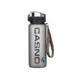 Пляшка для води CASNO 850 мл KXN-1183 Сіра + металевий вінчик - Robinzon.ua