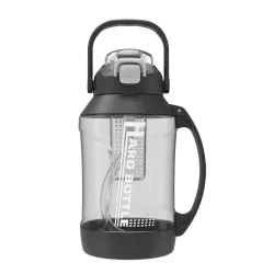 Пляшка для води CASNO 1900 мл KXN-1269 Чорна - Robinzon.ua