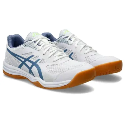 Чоловічі Кросівки для сквошу Asics Upcourt 5 Білий Блакитний 46 (1071A086-104 46) - Robinzon.ua