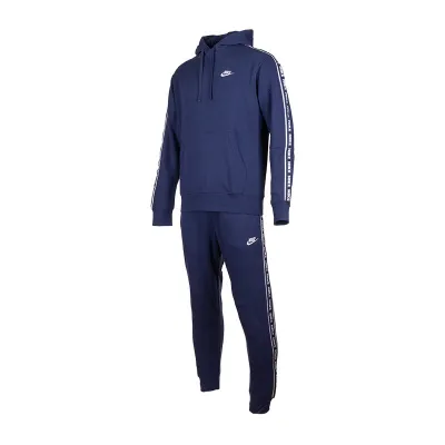 Чоловічий Костюм спортивний Nike CLUB FLC GX HD TRK SUIT Синій XL (7dFB7296-410 XL) - Robinzon.ua