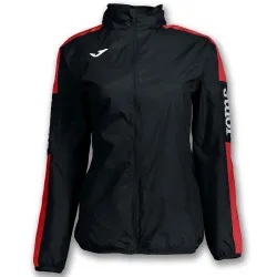 Жіноча вітровка Joma RAINJACKET CHAMPION IV BLACK-RED WOMAN чорний,червоний M 900382.106 M - Robinzon.ua