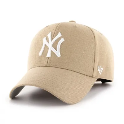 Кепка  47 Brand MLB NEW YORK YANKEES бежевий Уні OSFM B-MVP17WBV-KHB - Robinzon.ua