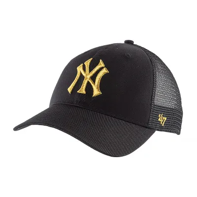 Бейсболка 47 Brand New York Yankees Чорний One Size (B-BRMTL17CTP-BK) - Robinzon.ua