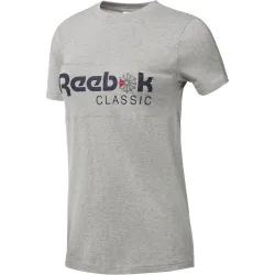 Майка жіноча  Reebok F classic tee medium  grey heather (S BQ2524 S - Robinzon.ua