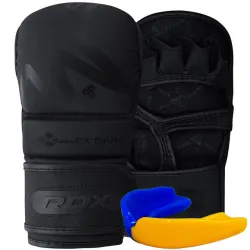 Перчатки для единобортсв неопреновые RDX T15 Noir Inner Matte Black M Перчатки для единобортсв неопреновые RDX T15 Noir Inner Matte Black M - Robinzon.ua