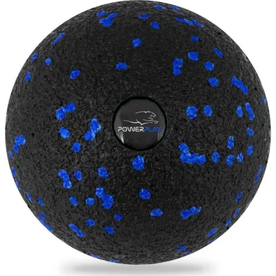 Масажний м'яч PowerPlay PP-4350 Epp Massage Ball (d8) Чорно/Синій - Robinzon.ua