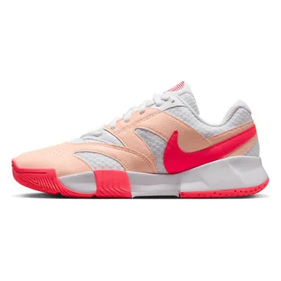 Жіночі кросівки для тенісу Nike COURT LITE 4 Білий Рожевий 38.5 (FD6575-101 38.5) - Robinzon.ua