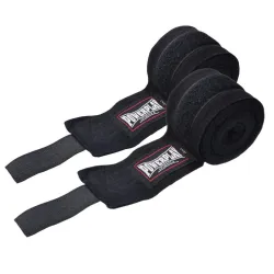 Бинты для бокса PowerPlay 3047 Черные Lycra (спандекс) (2,5м) - Robinzon.ua