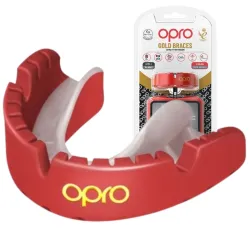 Капа OPRO Gold Braces під брекети доросла (вік 11+) Red/Pearl (art.102506003) Капа OPRO Gold Braces під брекети доросла (вік 11+) Red/Pearl (art.102506003) - Robinzon.ua