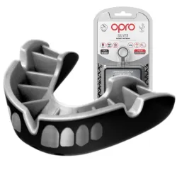 Капа OPRO Silver доросла (вік 11+) Grillz Black/Silver (art.102502013) Капа OPRO Silver доросла (вік 11+) Grillz Black/Silver (art.102502013) - Robinzon.ua