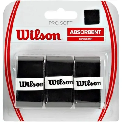 Обмотка Wilson pro soft OG Black 3pack (WRZ4040 b) - Robinzon.ua