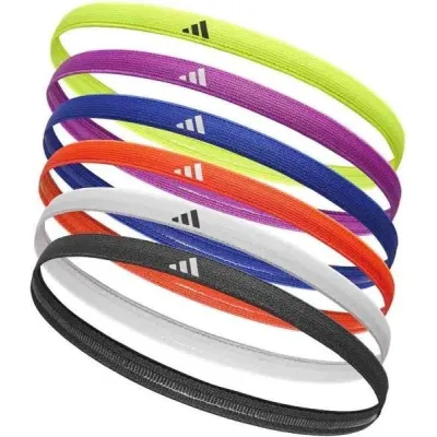 Пов'язки на голову Adidas Hairbands 6pk Різнокольоровий One Size (ADAC-16180) - Robinzon.ua